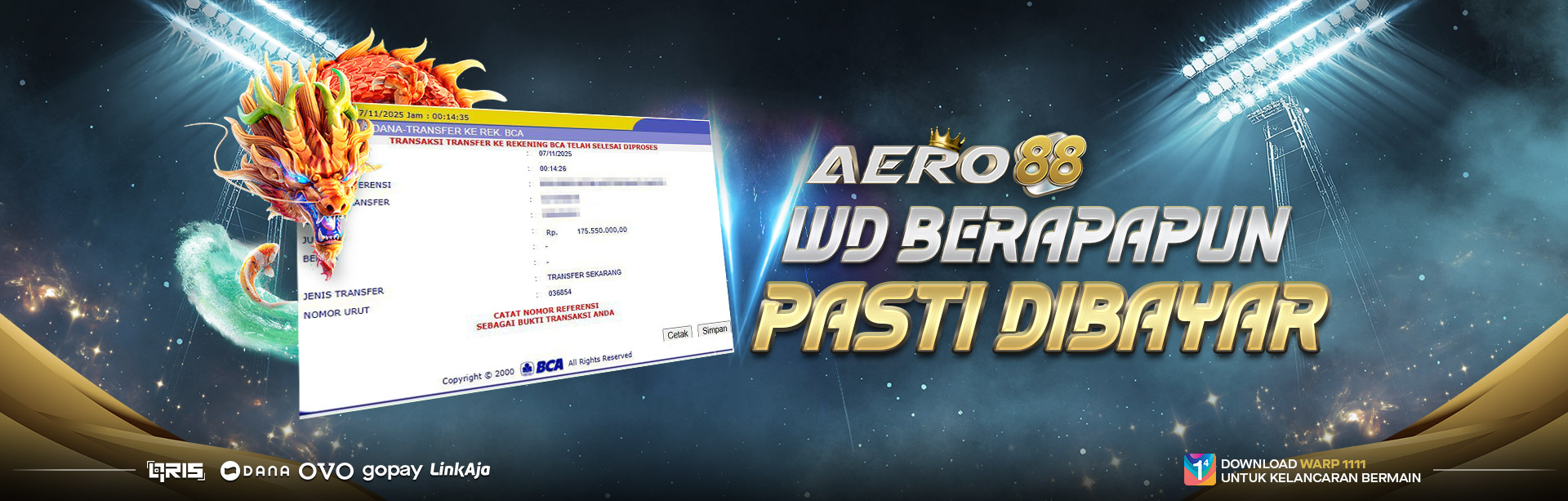 WD BERAPAPUN PASTI DIBAYAR