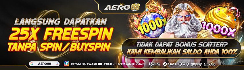 BONUS FREESPIN 25X SWEET BONANZA X1000 AERO88